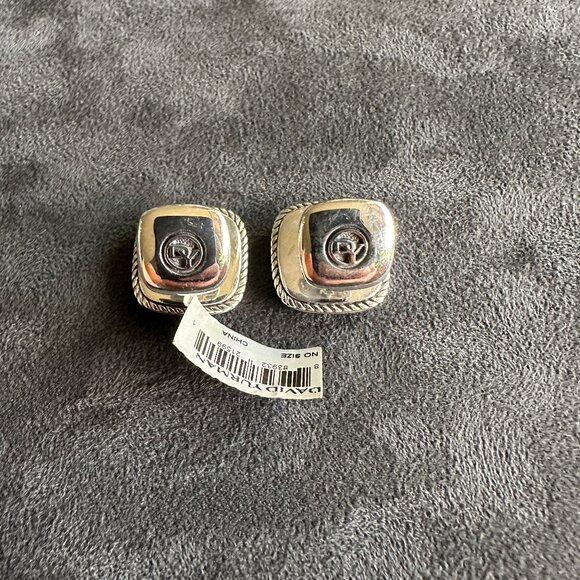 David Yurman Exotic Stone Cufflinks w/ Pietersite - Picture 10 of 12